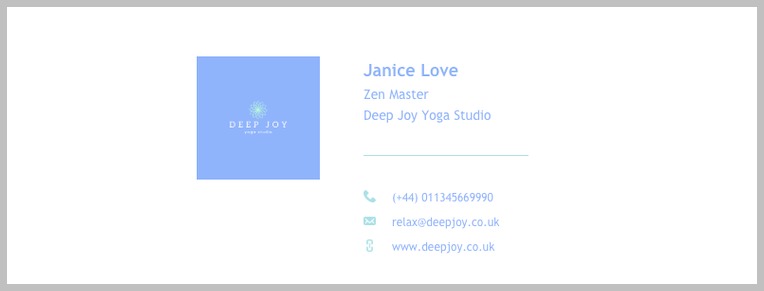 email signatures that look great