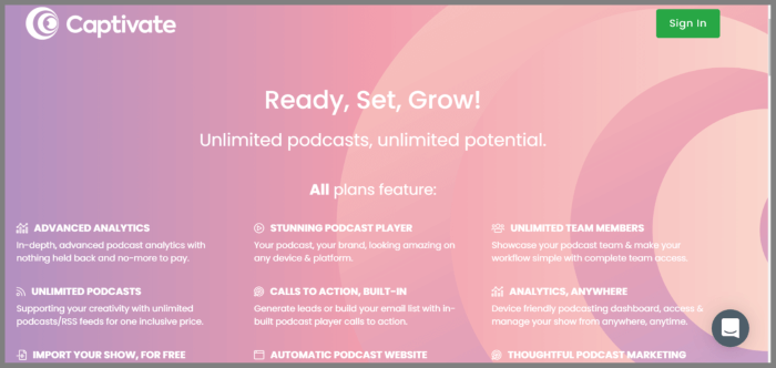 best features for podcast hosting