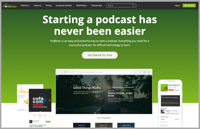 best starting podcast site