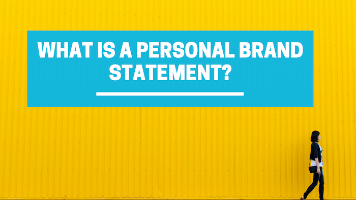 what is a personal brand statement?