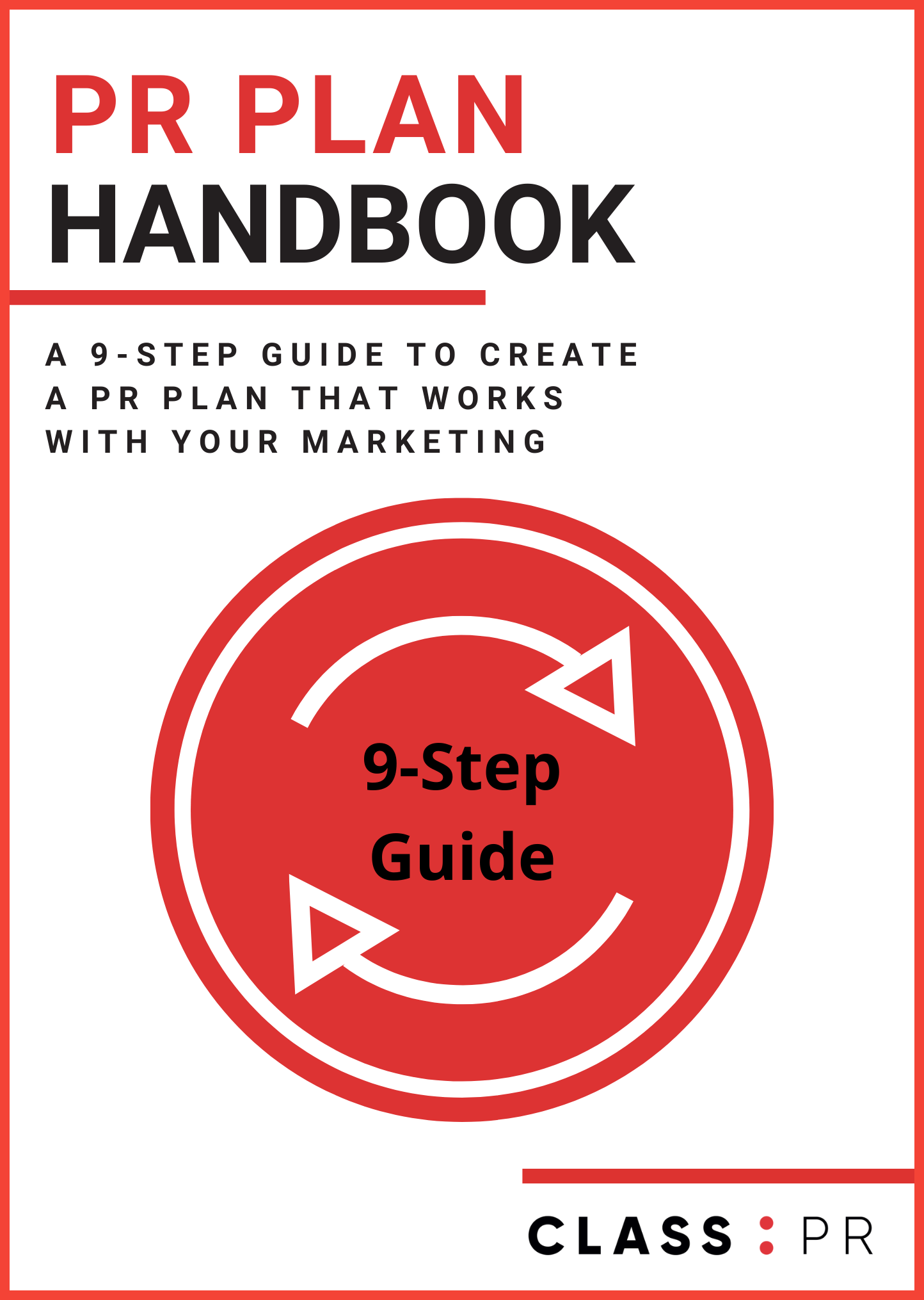 PR Plan Handbook for sale