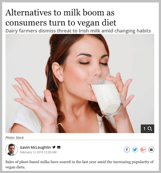 Veganuary media coverage